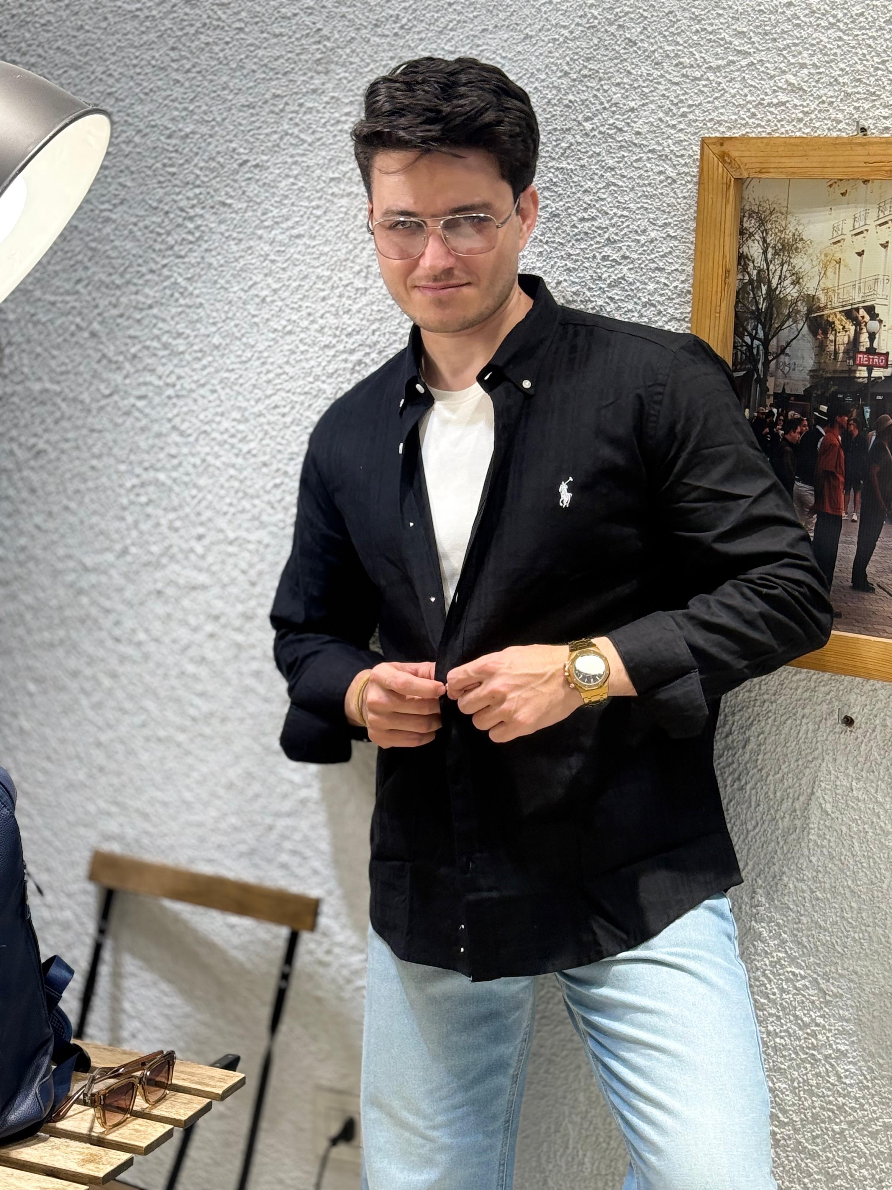 Oxford Shirt - Black