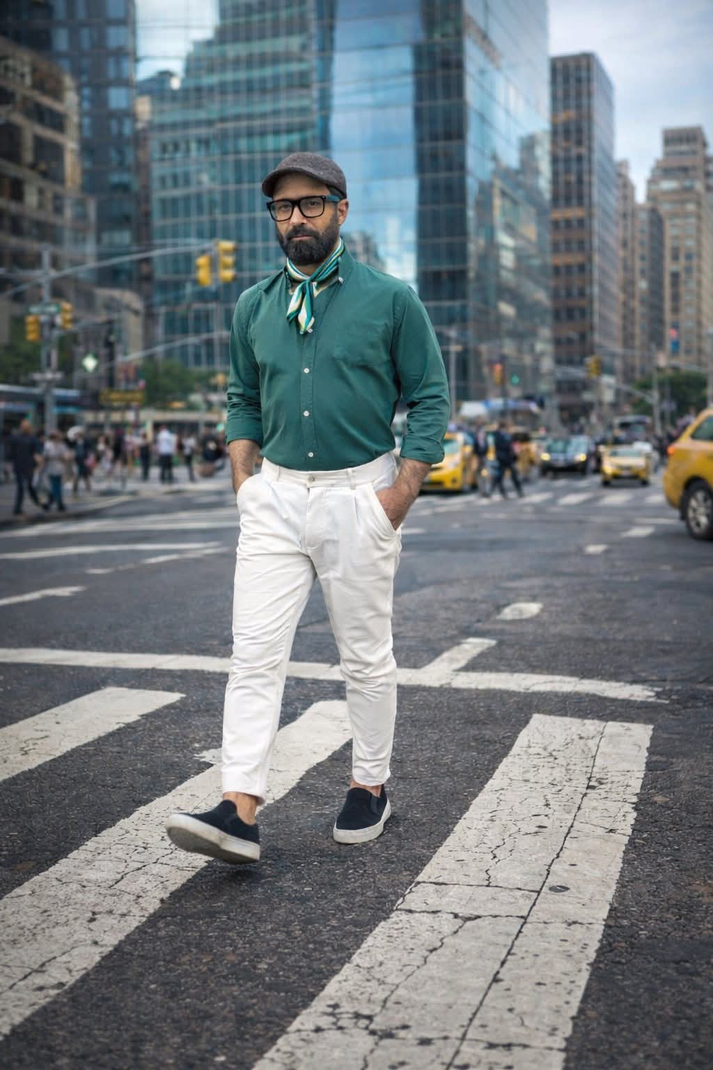 Gabardine Classic Shirt - Green