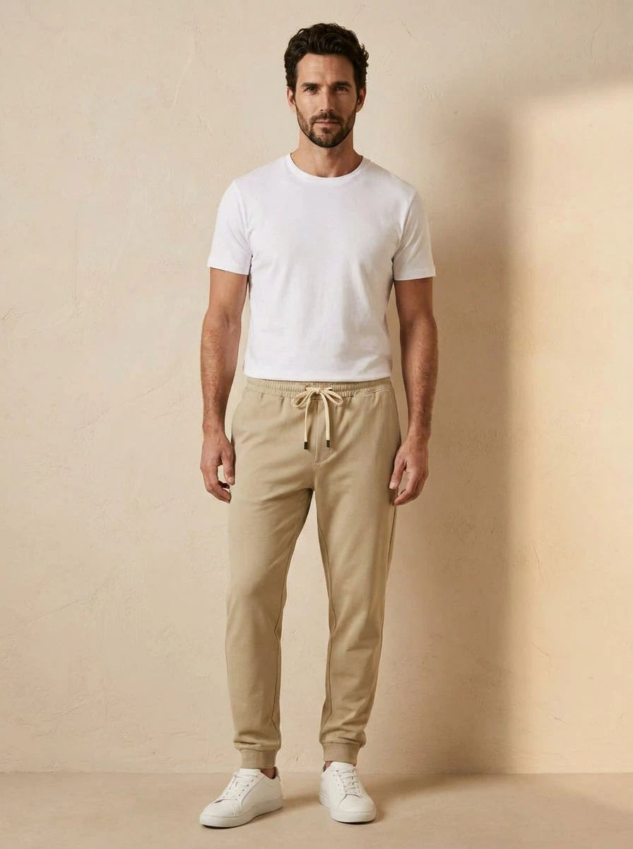 Sweatpants Sand - front