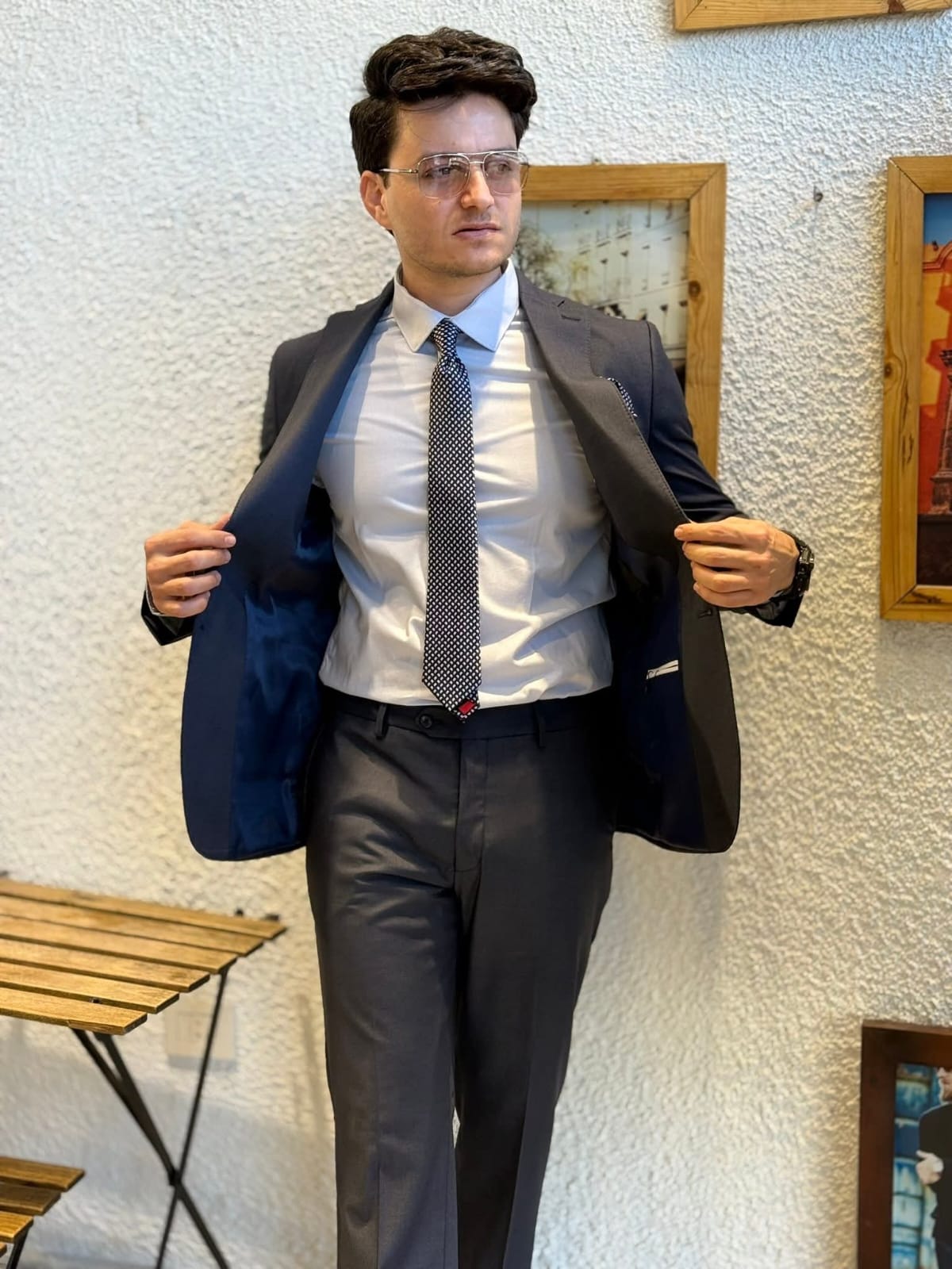 Slim Fit Suit - Charcoal