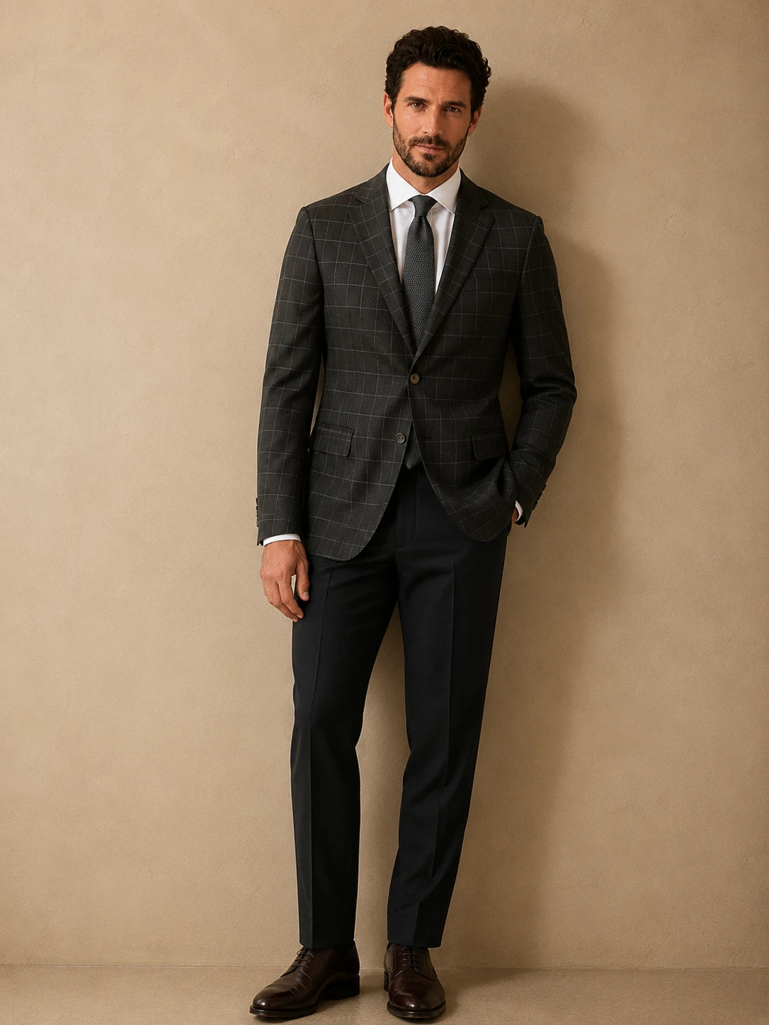 Suit Green Check