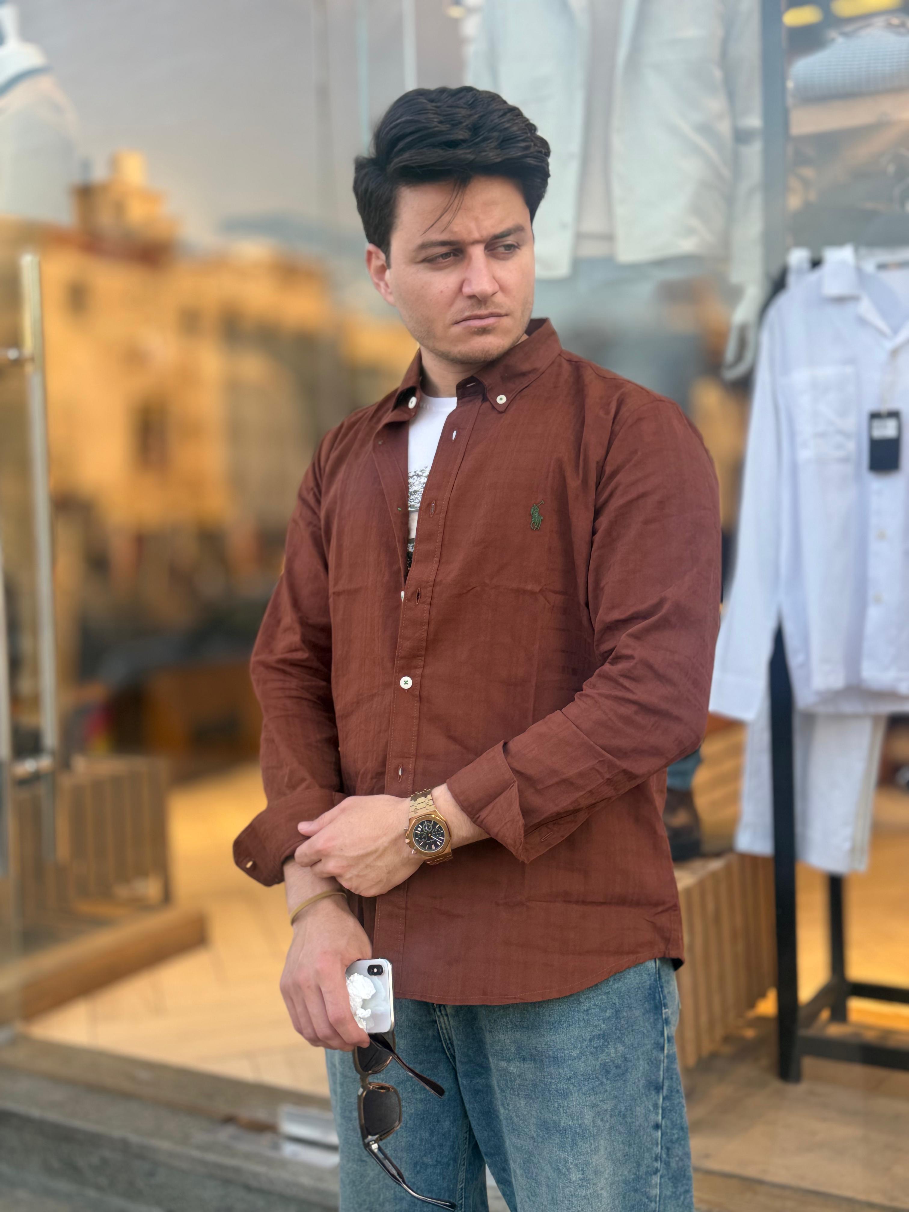 Oxford Shirt - Rust