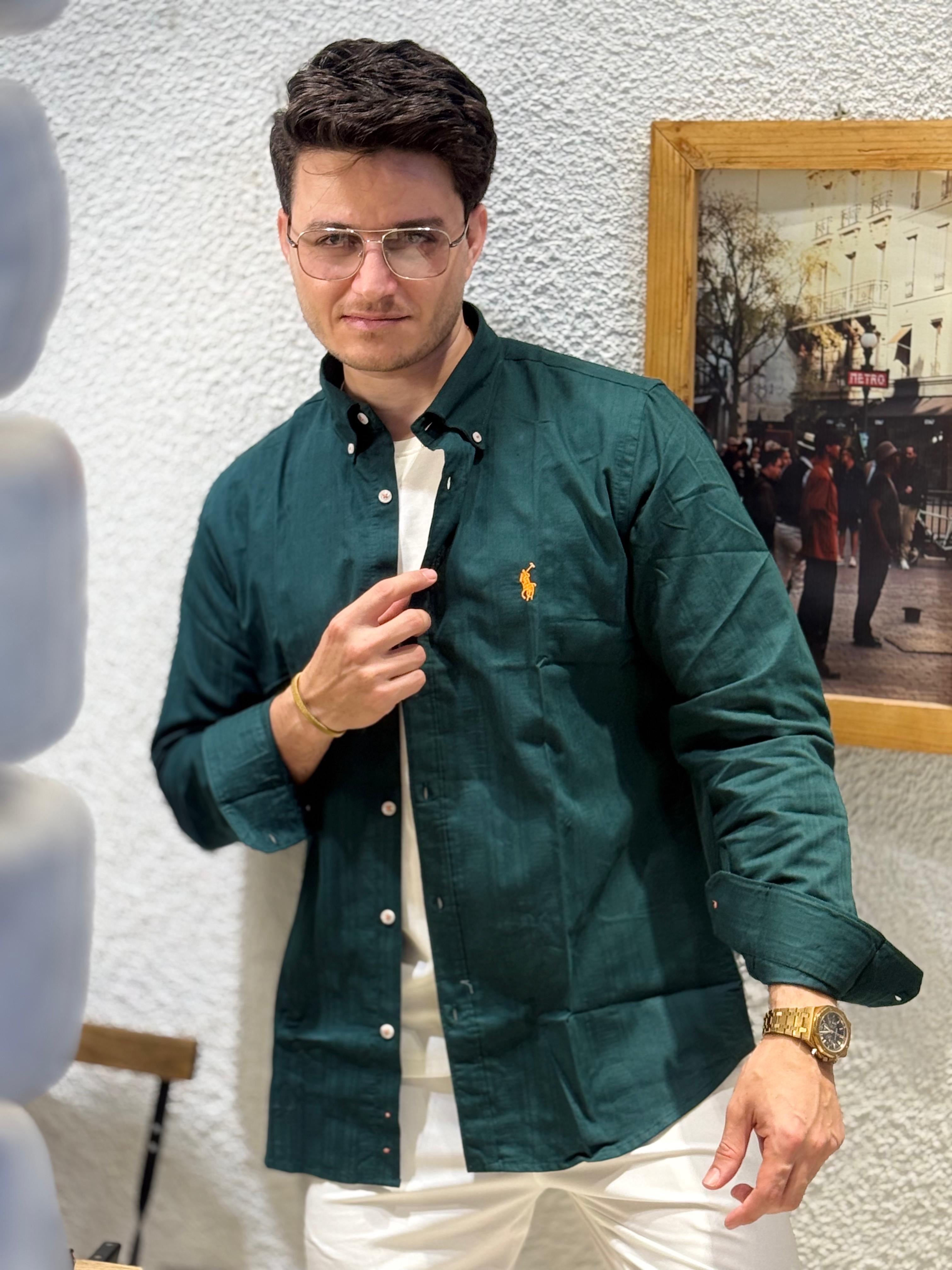 Oxford Shirt - Forest Green