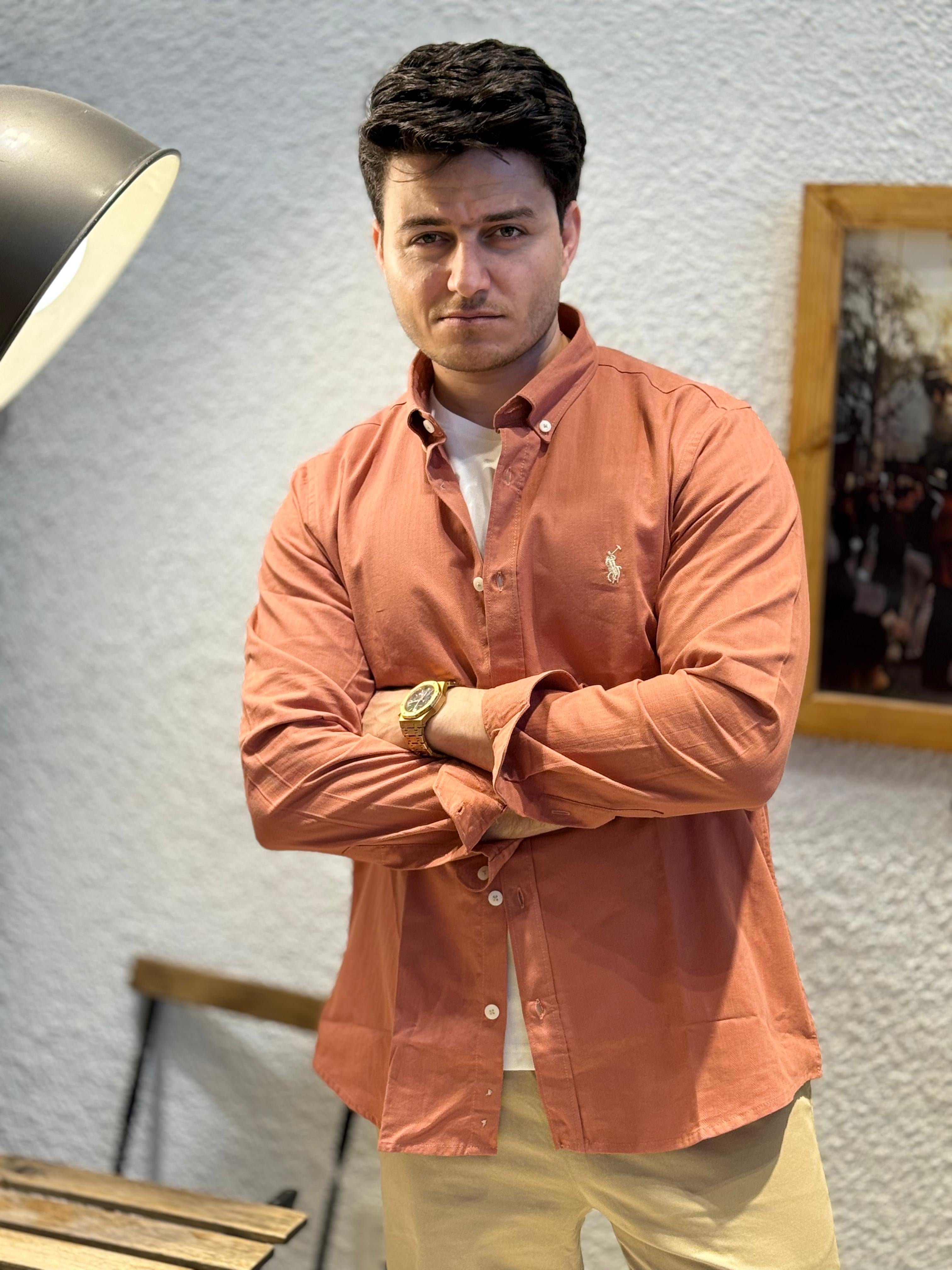 Oxford Shirt - Terracotta