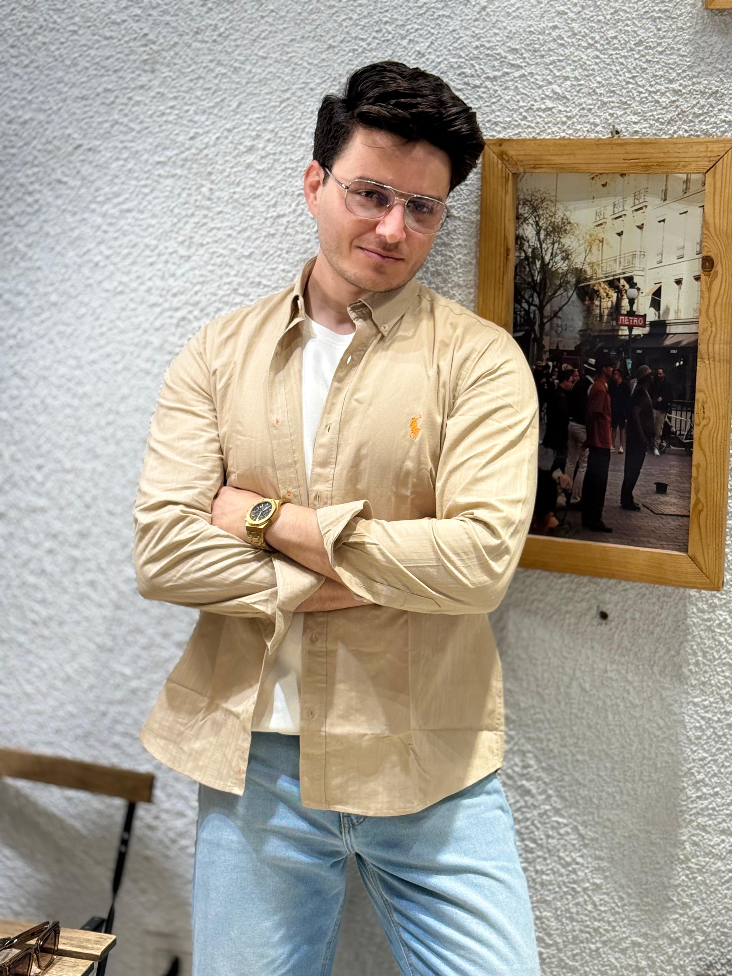 Oxford Shirt - Beige