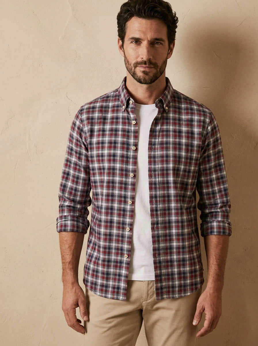 Check Shirt – Red Plaid - front