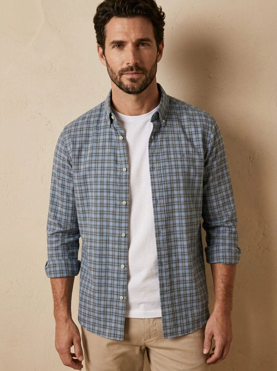 Check Shirt – Grey Check - front