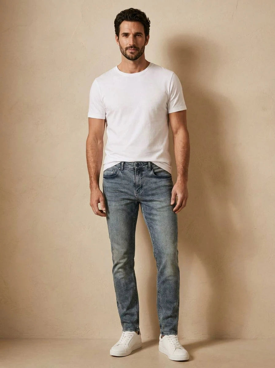 Slim Fit Jeans Light Blue - front