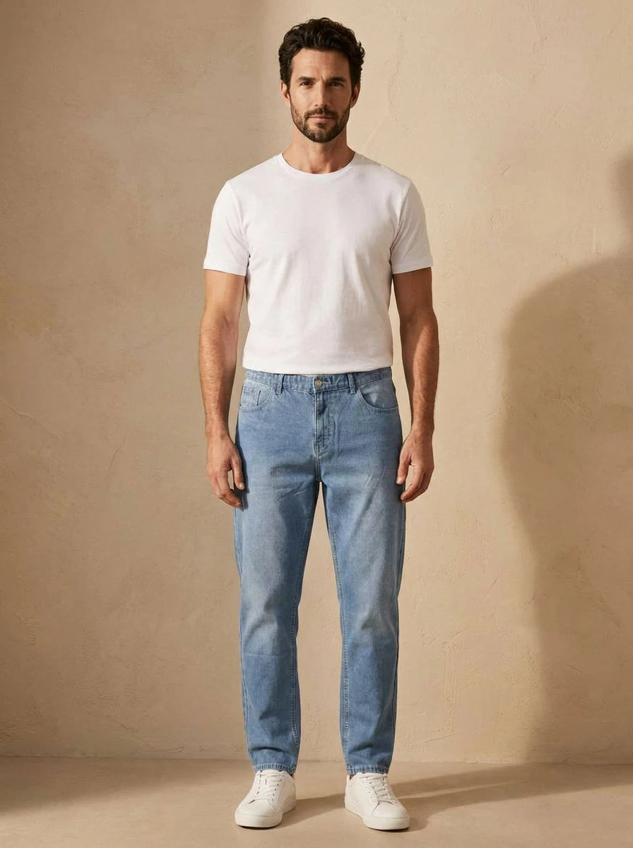 Relaxed Fit Jeans Ice Blue - front