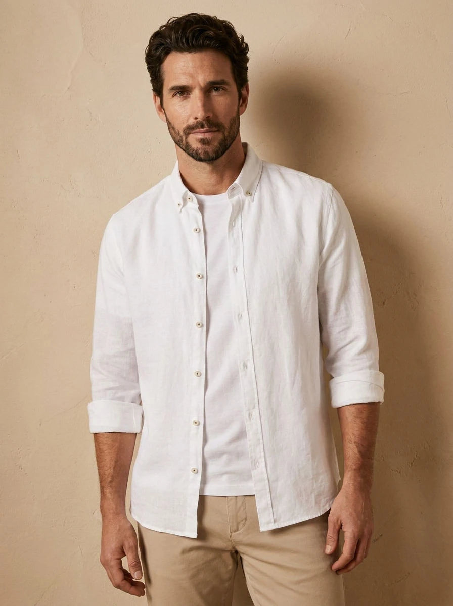 Poplin Shirt – White - front