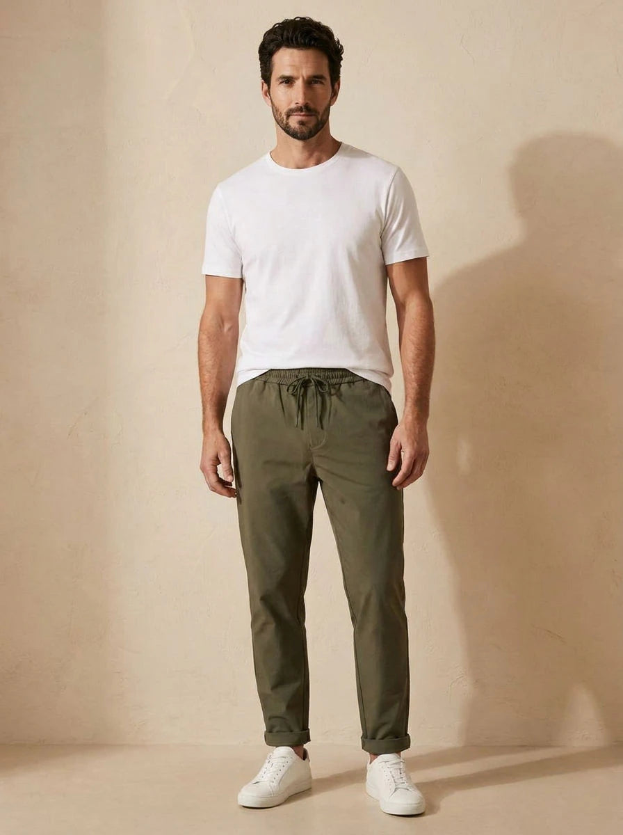 Sweatpants Olive - front